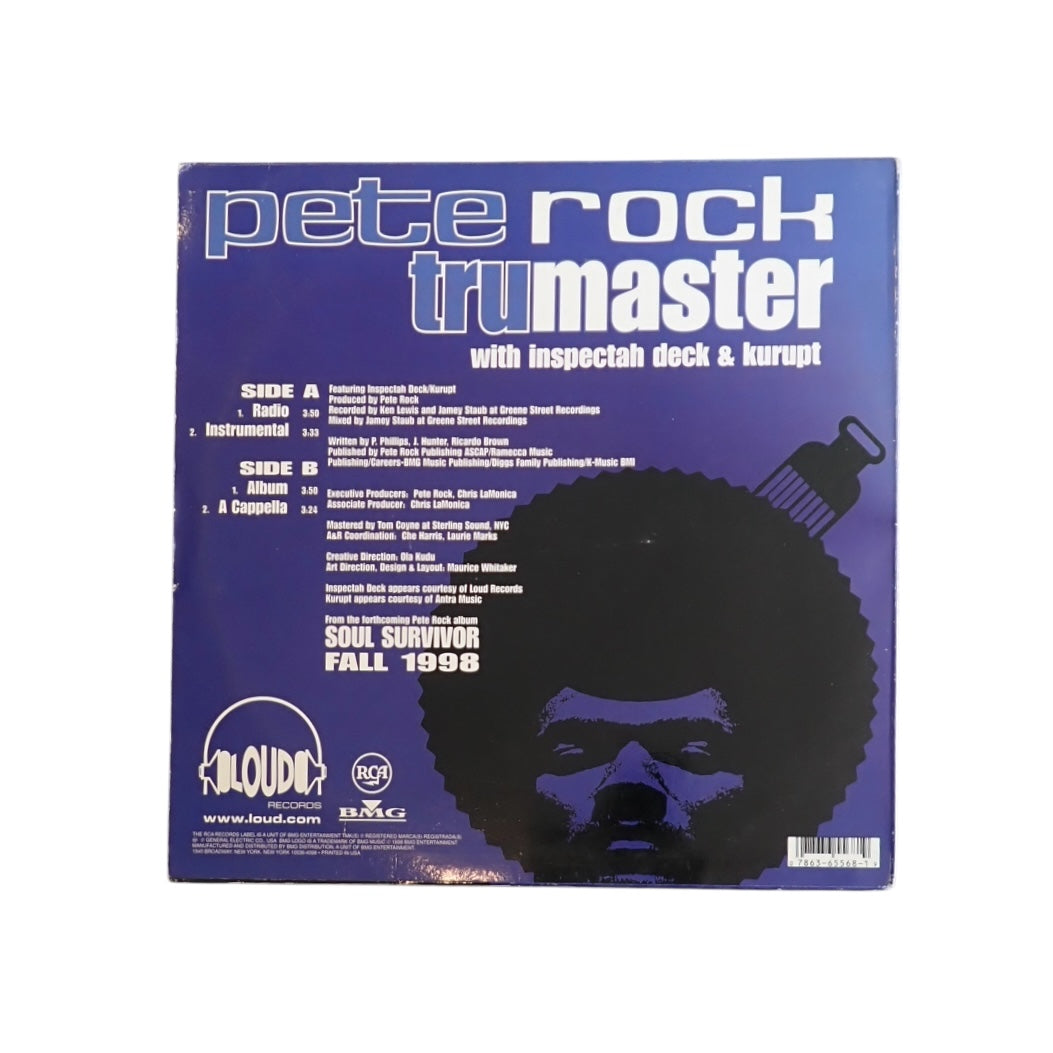 Pete Rock with Inspectah Deck & Kurupt - Tru Master 12” used