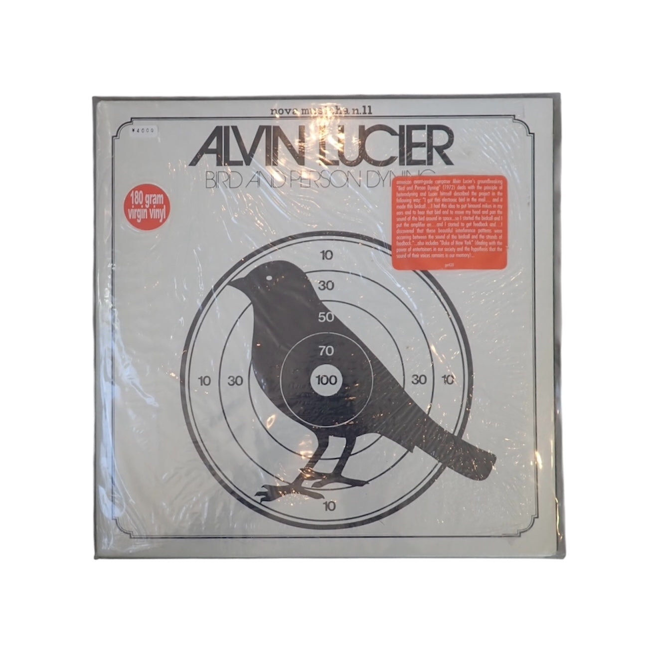 Alvin Lucier - Bird And Person Dyning LP used