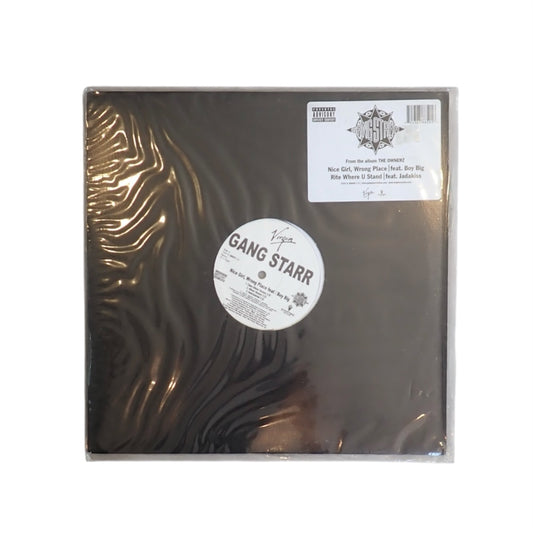 Gang Starr - Nice Girl, Wrong Place / Rite Where U Stand 12” used