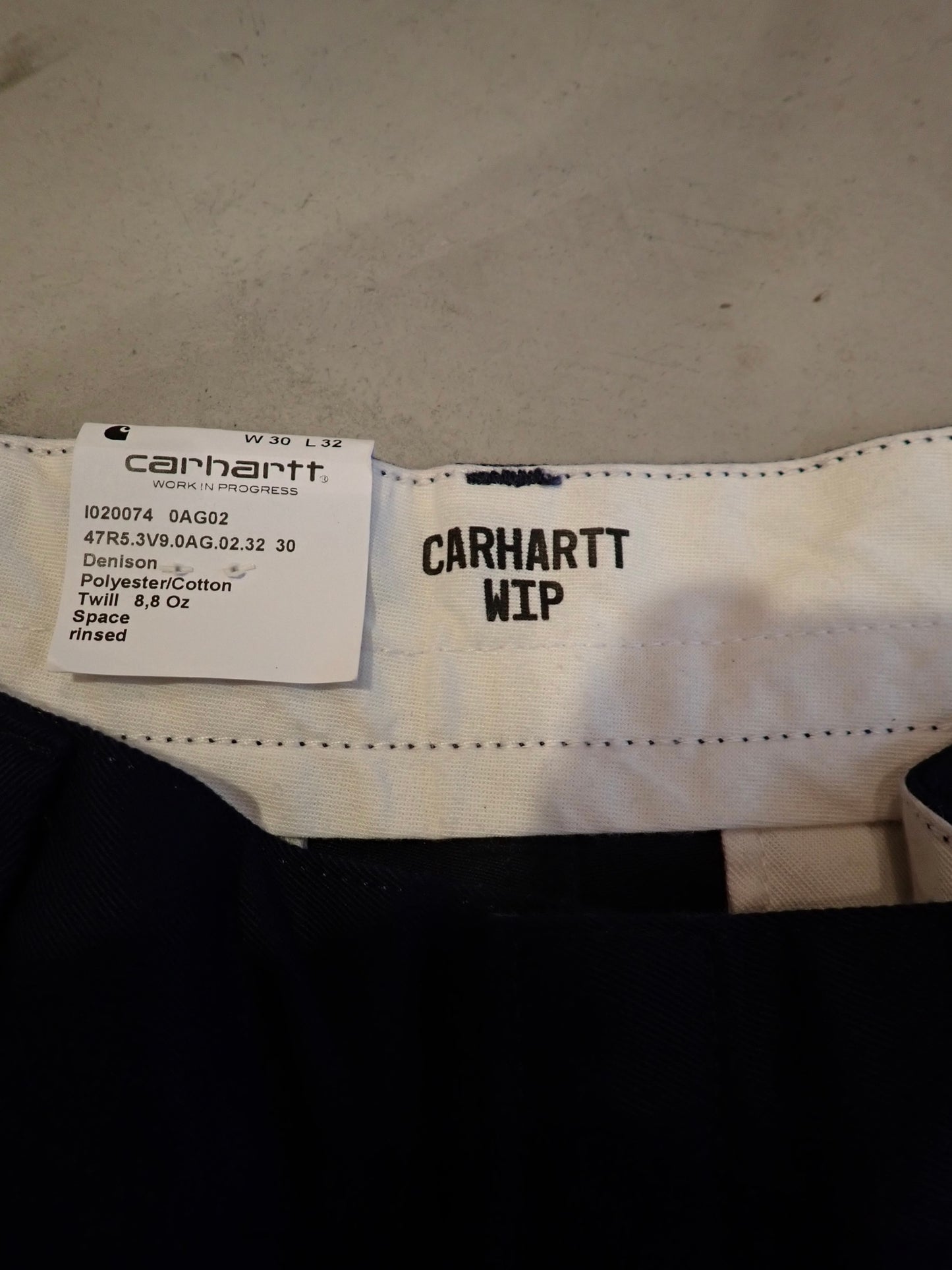 Carhartt WIP Master Pant Space (Rinsed)※裾上げ済