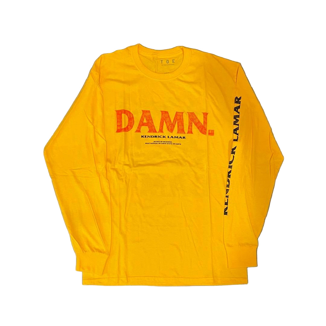 Kendrick Lamar “DAMN” ロングスリーブTシャツ T.D.E